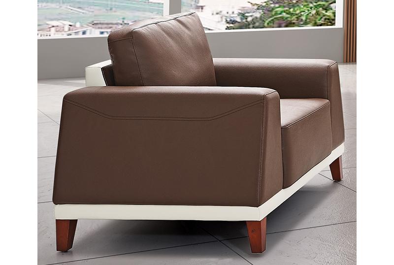  Conjunto de sofá de couro comercial